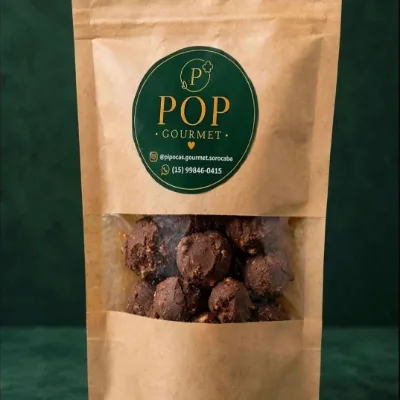 Pipoca gourmet - Chocolate