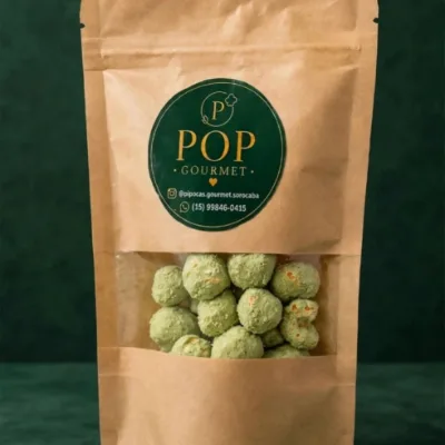 Pipoca gourmet - Pistache