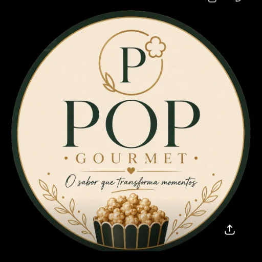Logo de Pop Gourmet - Pipocas Gourmet